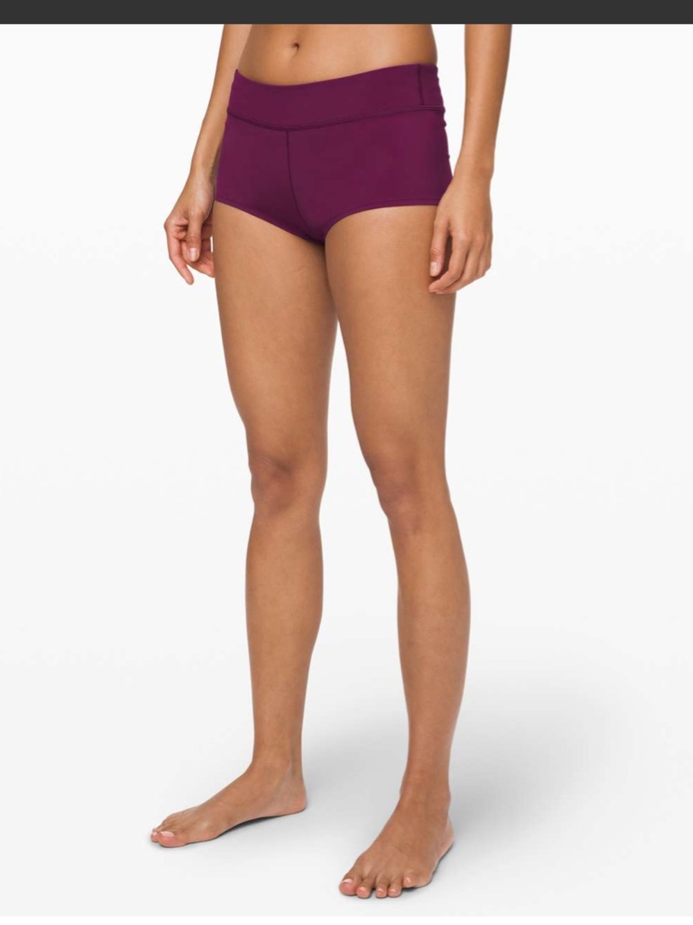 lululemon athletica Swim Mid-Rise Short in Plum